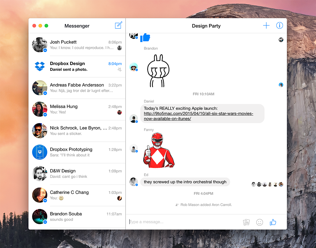 Messenger For Mac With Video Call